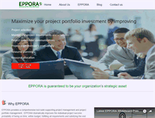 Tablet Screenshot of eppora.com